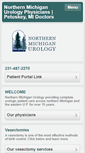 Mobile Screenshot of northernmichiganurology.com